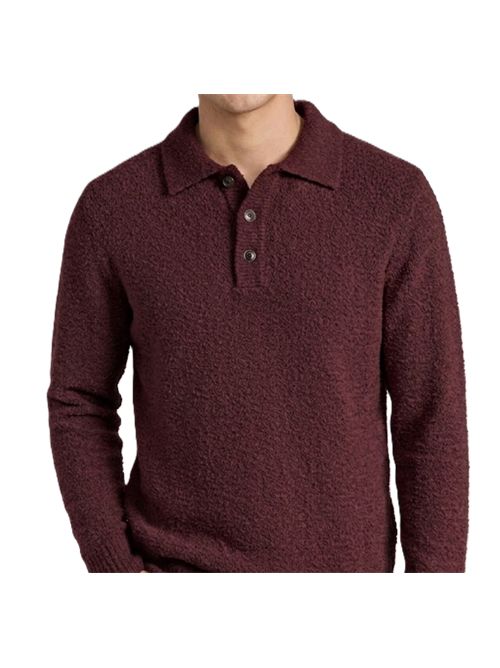 Polo manica lunca bordeau Roberto Collina | 263MYB4500436 BORDEAUX
